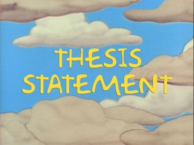 What is the formula for creating a thesis statement